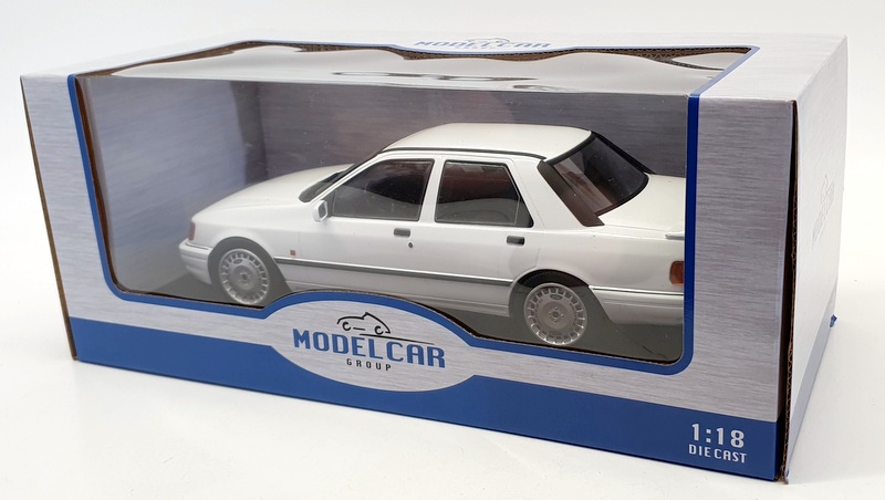Model Car Group 1/18 Scale Diecast MCG18172 - 1988 Ford Sierra Cosworth - White
