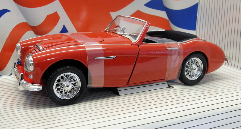 Ertl 1/18 Scale Diecast - 7460 1961 Austin Healey 3000 MK2 Red