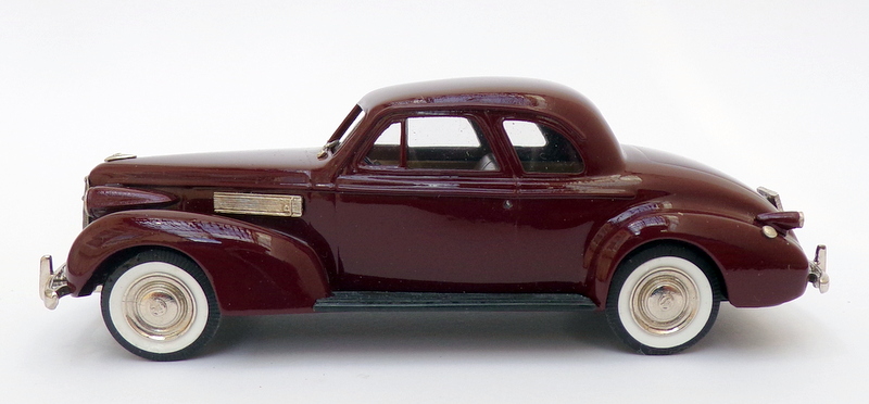 Brooklin Models 1/43 Scale BRK122 - 1939 La Salle 5 Window Coupe - Maroon