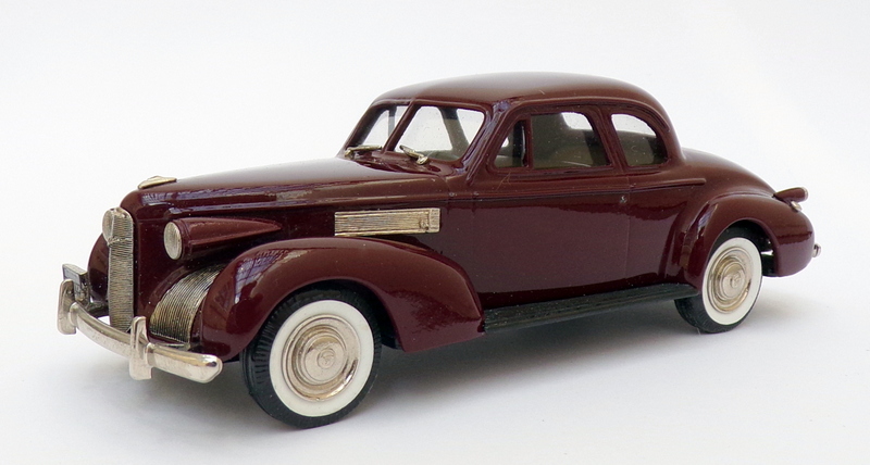 Brooklin Models 1/43 Scale BRK122 - 1939 La Salle 5 Window Coupe - Maroon