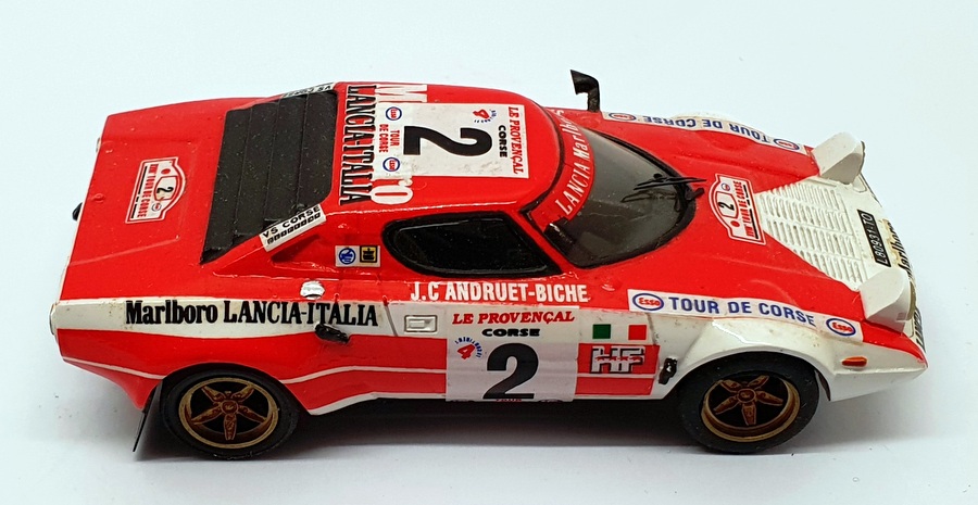 Miniature Starter Models 1/43 - Lancia Stratos Tour De Corse 1974 (SR91220) - Maquette Montée Résine