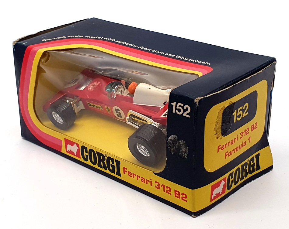Corgi 1/36 Scale Diecast 152 - Ferrari 312 B2 Race Car - Red