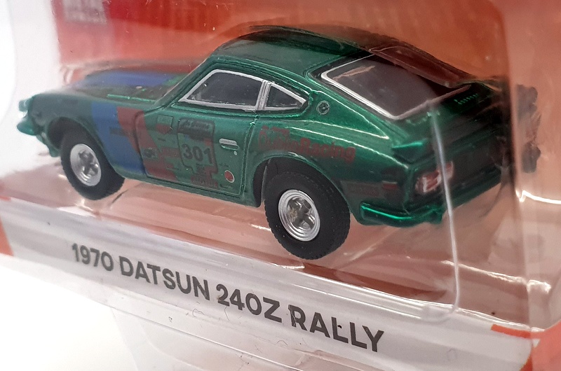 Greenlight 1/64 Scale 47010-B - 1970 Datsun 240Z Rally #301 - Green