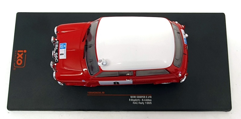 IXO Models 1/18 Scale 18RMC065B.20 - 1965 Mini Cooper S #8 Hopkirk/Lidden RAC