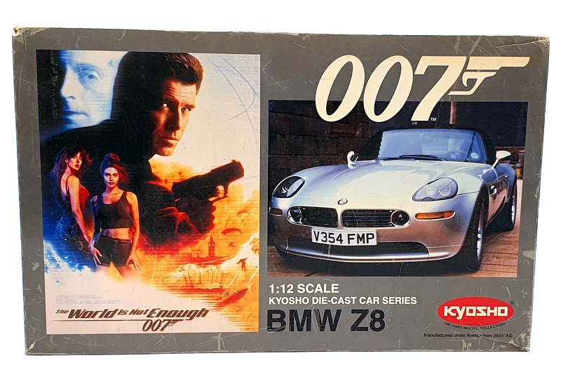 Kyosho 1/12 scale Diecast 08601S BMW Z8 James Bond OO7 The