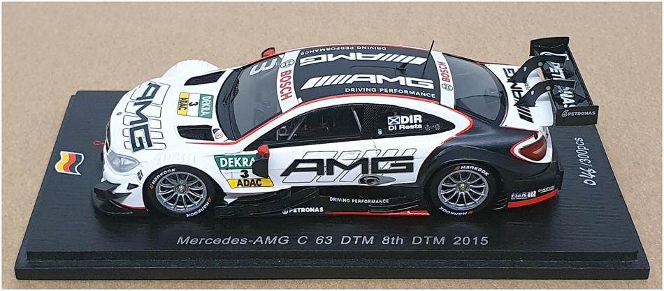 Spark 1/43 Scale SG221 - Mercedes AMG C 63 DTM 8th DTM 2015 | eBay