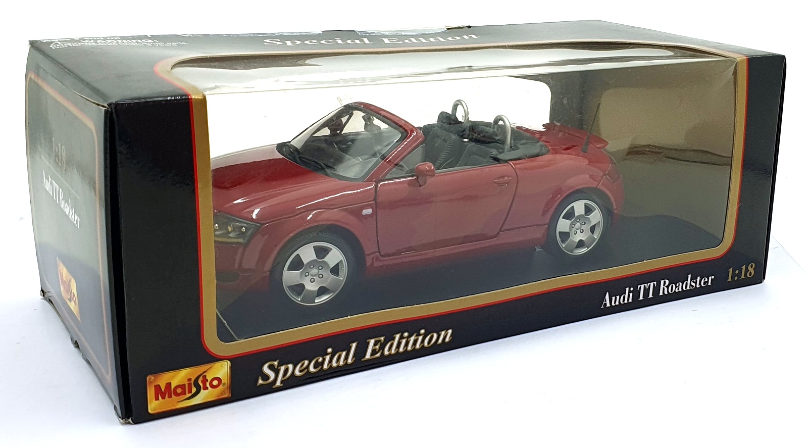 Maisto 1/18 Scale Diecast 31878 - Audi TT Roadster - Dark Red
