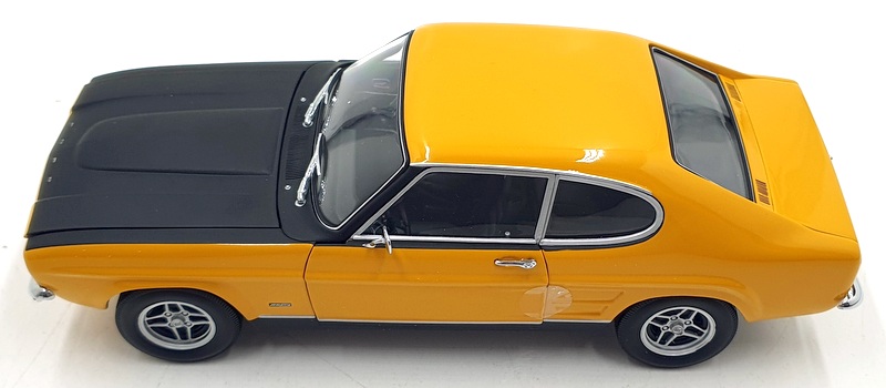 Ford Capri 2600 RS 1/18 Minichamps – Jaune, Modèle Neuf