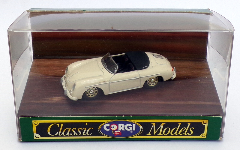 Corgi 1/43 Scale Model Car D742/1 - Porsche 356B Open - White
