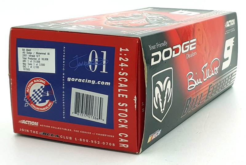 にに Action 1/24 Scale 101563 - 2001 Dodge Intrepid R/T Muhammad Ali