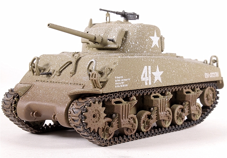 Corgi 1 50 Scale Cc51016 - M4 Sherman Tank - Us Army 10th Armoured Div 