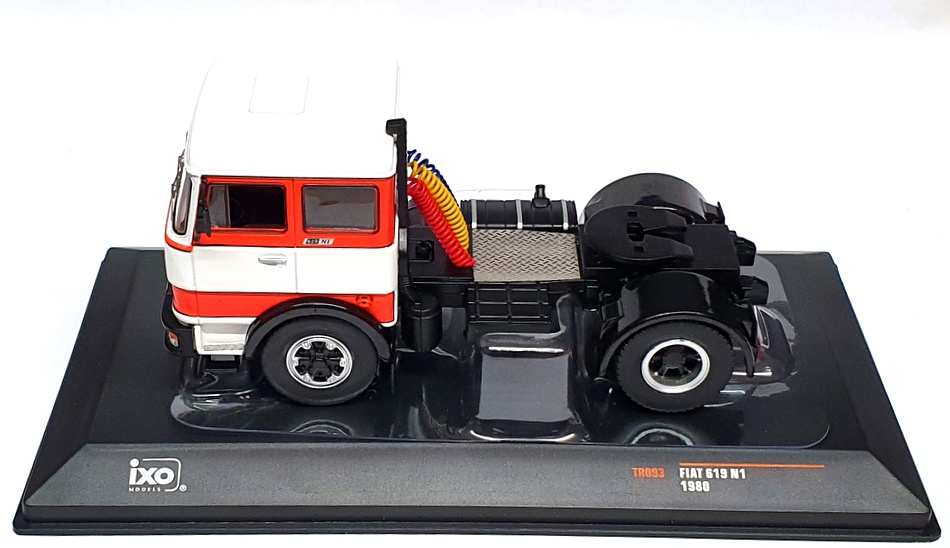 Ixo 1/43 Scale Diecast TR093 - 1980 Fiat 619 N1 Truck - Orange/White