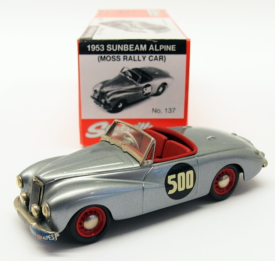 Somerville Models 1/43 Scale 137 - 1953 Sunbeam Alpine - Moss Rally Car