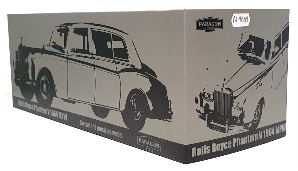 Paragon Models 1/18 Scale PA-98219 - 1964 Rolls Royce Phantom V LHD