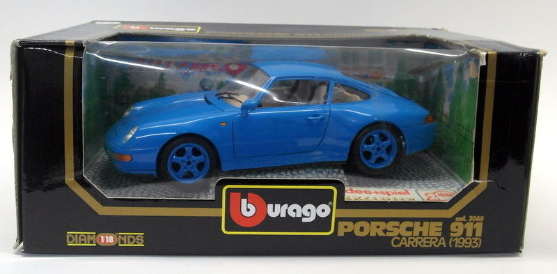Bburago(ブラーゴ) Porsche 911 Carrera 1/18 Bburago 1:18 Porsche 911 Carrera Year 1993 yellow