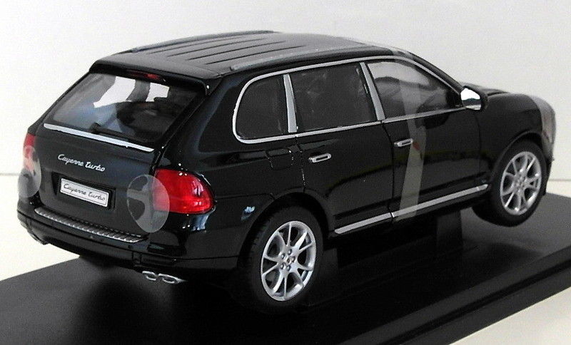 Welly Models 1/18 Scale Diecast 12529W - Porsche Cayenne Turbo - Black Welly Models 1/18 Scale Diecast 12529W - Porsche Cayenne Turbo - Black