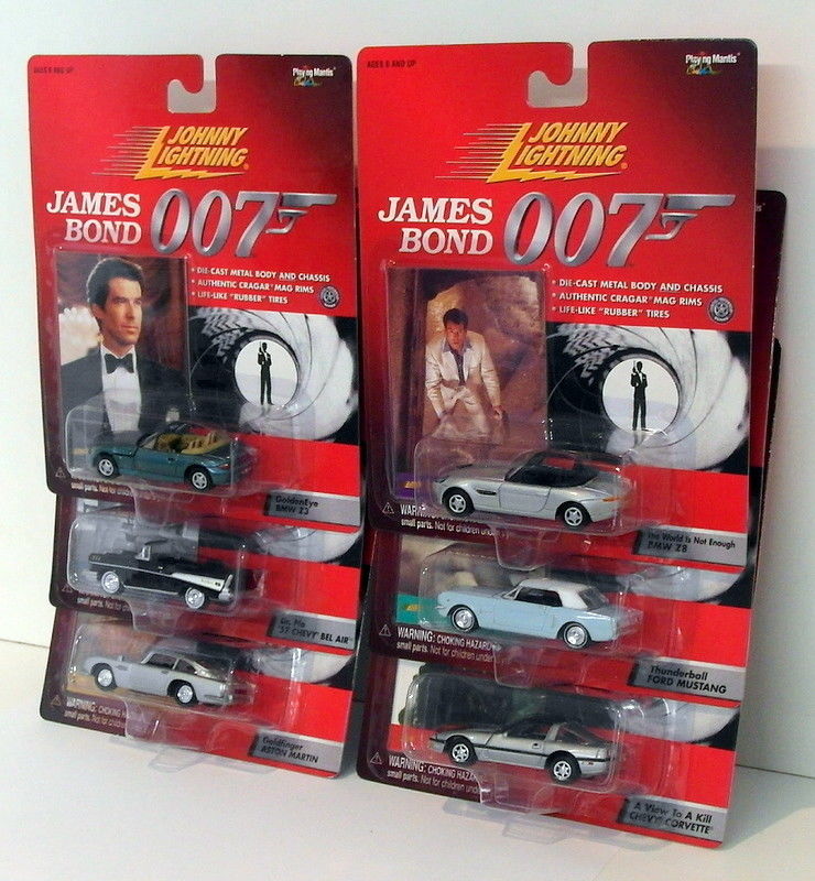 Johnny Lightning 1/64 Scale 261-02 - James Bond 007 Set Of 6 Models ...