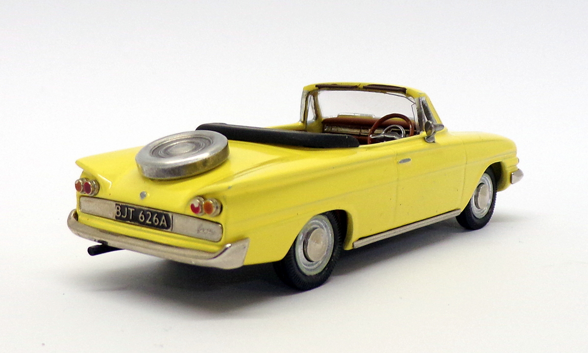 Lansdowne Models 1/43 Scale LDM24 - 1961 Ford Capri Conv - Yellow Reworked
