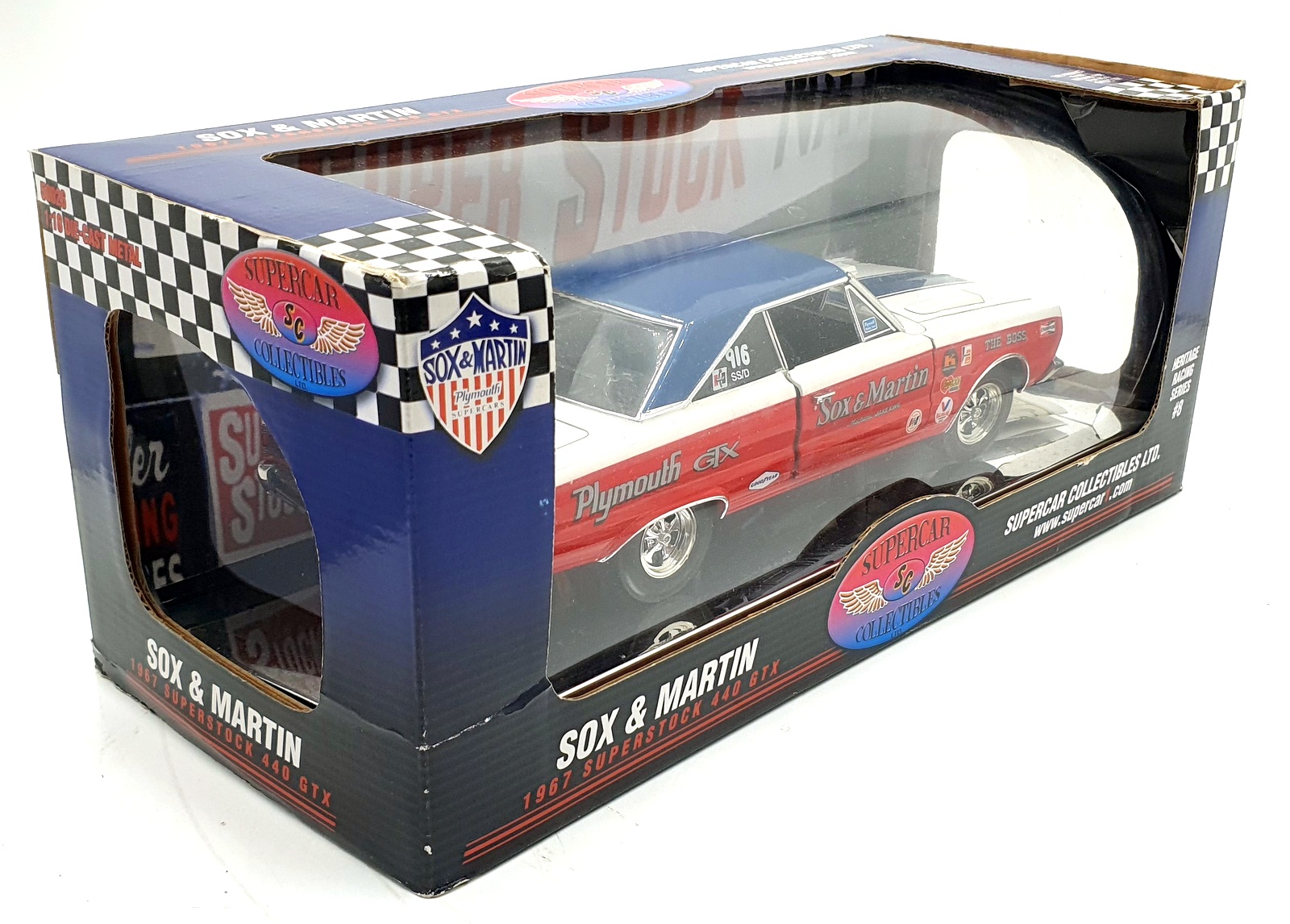 Highway 61 1/18 Scale 50026 - 1967 Plymouth Superstock 440 GTX Sox