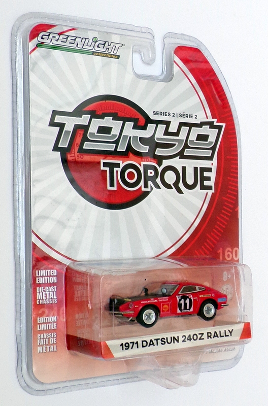 『ユウ』 Greenlight Tokyo Torque 1/64 Scale 29900-D - 1971 Datsun 240 Rally