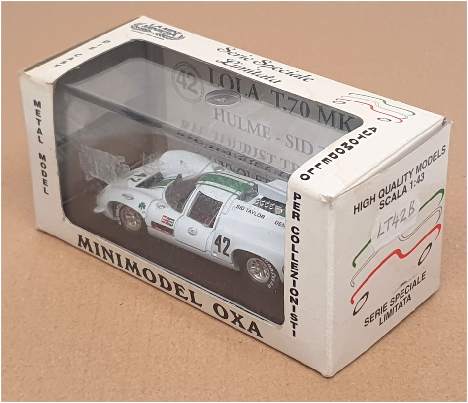 La Mini Miniera 1/43 Scale LT42B - Lola T70 MkIII #42 RAC Tourist Trophy 1968