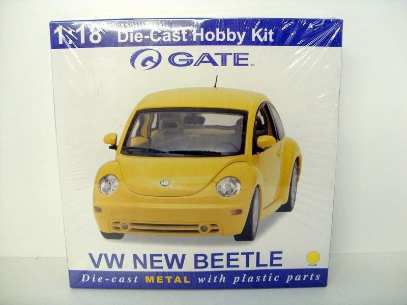 GATE 1/18 DIECAST KIT 06036 - VW NEW BEETLE YELLOW GATE 1/18 DIECAST KIT 06036 - VW NEW BEETLE YELLOW