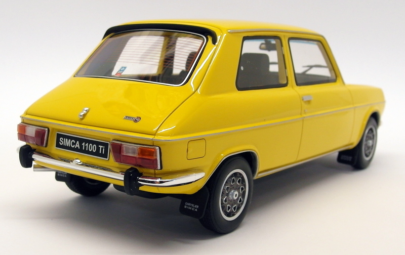 Otto Models 1/18 scale Model Car - OT597 Simca 1100 Ti 1975 Yellow