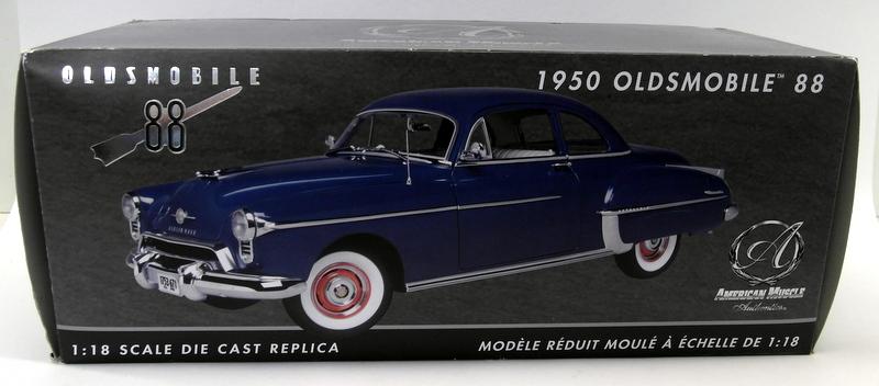 Ertl 1/18 Scale Diecast 33765 - 1950 Oldsmobile 88 - Dark Blue Ertl 1/18 Scale Diecast 33765 - 1950 Oldsmobile 88 - Dark Blue