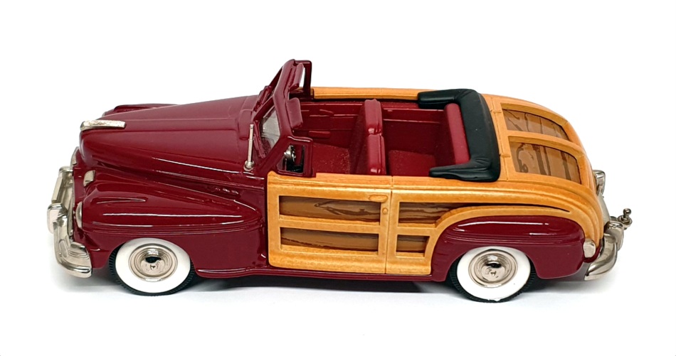 Brooklin 1/43 Scale BRK69 001 - 1946 Mercury Sportsman Woody Conv - Maroon