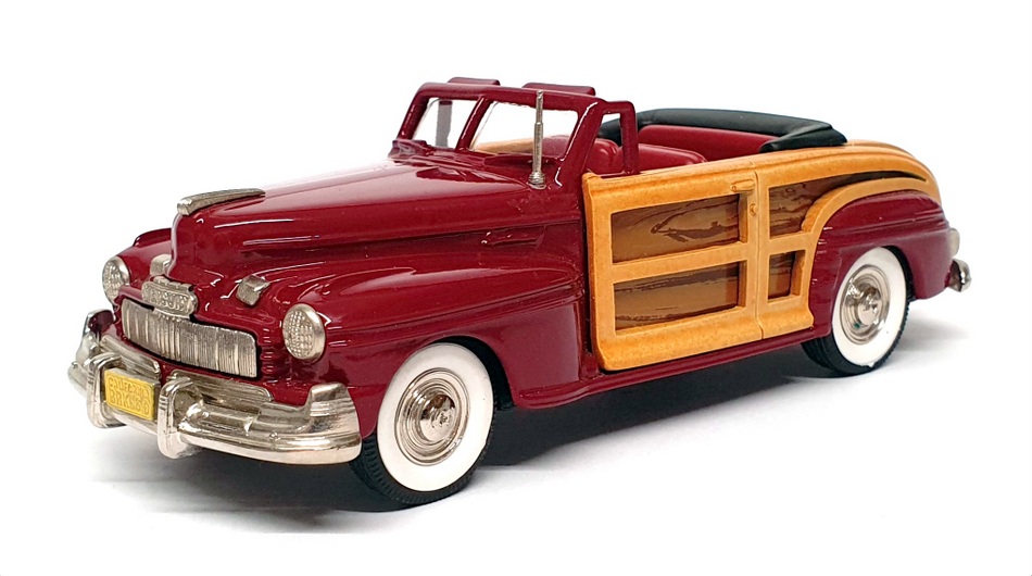 Brooklin 1/43 Scale BRK69 001 - 1946 Mercury Sportsman Woody Conv - Maroon