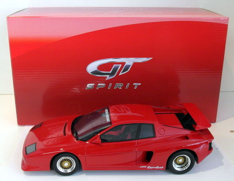 GT Spirit 1/18 Scale Resin - GT124 Koenig Ferrari Testarossa Bi Turbo Red