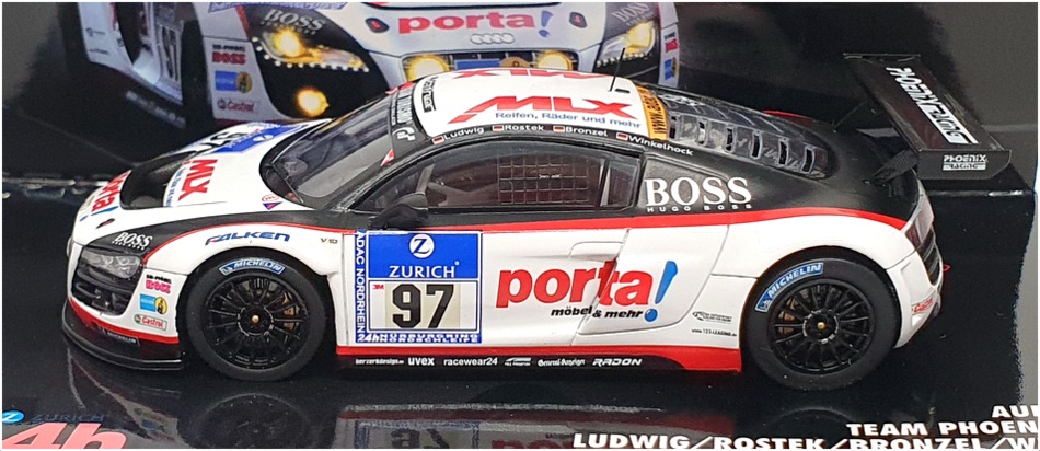 Minichamps 1/43 Scale 437 101997 - Audi R8 LMS - #97 24H ADAC