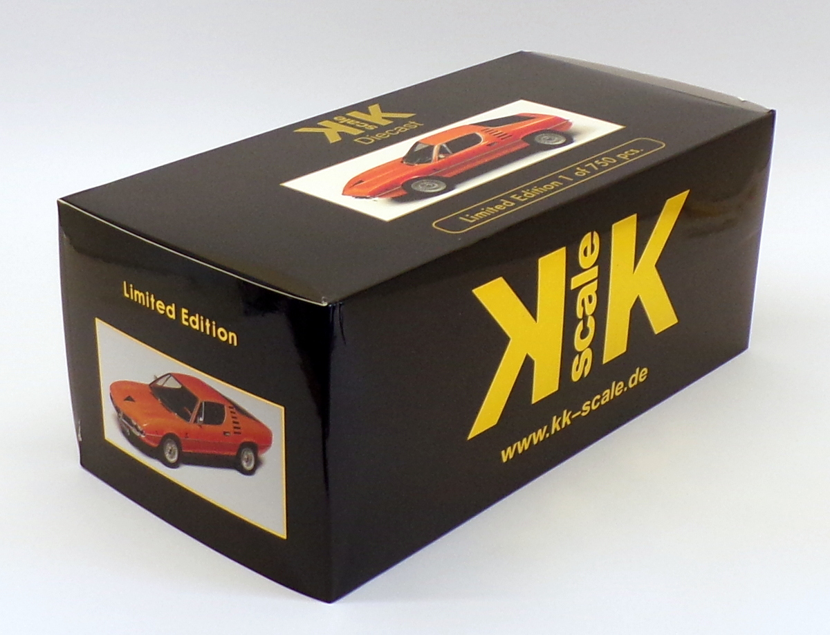 KK Scale 1/18 Scale KKDC180383 - 1970 Alfa Romeo Montreal - Orange