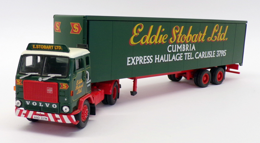 Corgi 1/50 Scale Model Truck CC13101 - Volvo F88 Box Trailer - Stobart