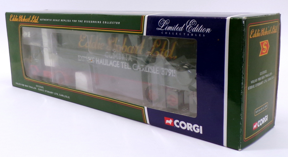 Corgi 1/50 Scale Model Truck CC13101 - Volvo F88 Box Trailer - Stobart