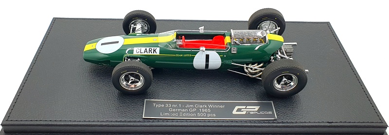 GP Replicas 1/18 Scale Resin GP123B - Lotus type 33 #1 J.Clark German 1965