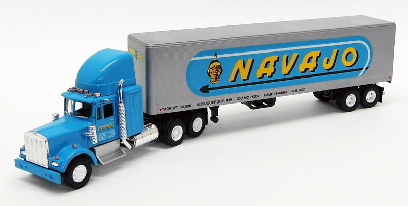 Corgi 1/50 Scale Model Truck 55802 - Kenworth W925 Semi Box Container - Navajo
