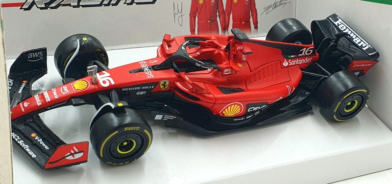 ミニカー 18/1 Burago SF-23 Charles Leclerc Bburago 1:18 Charles Leclerc Ferrari SF-23 #16 2nd Las Vegas