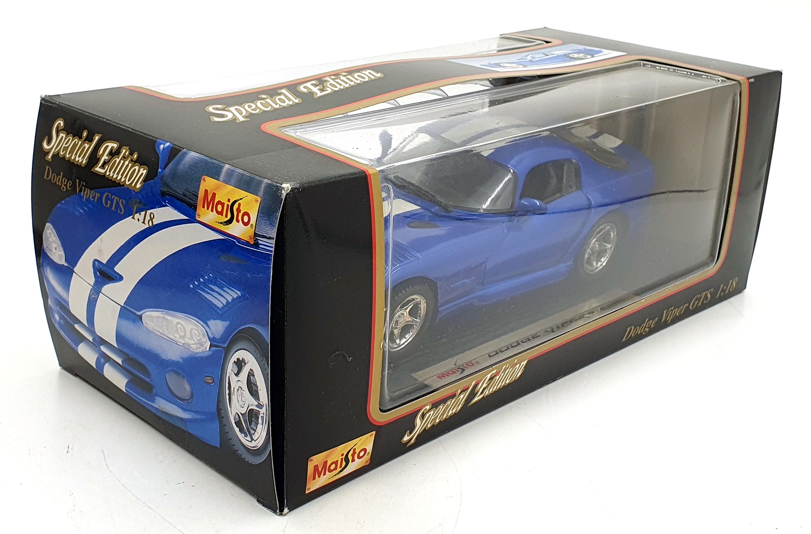 Maisto 1/18 Scale Diecast 31832 - 1996 Dodge Viper GTS - Blue | eBay