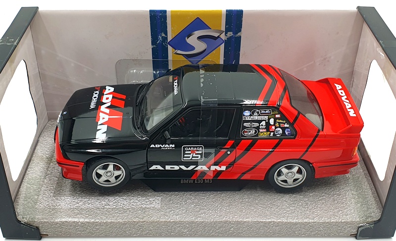 Solido 1/18 Scale Diecast S1801521 - BMW E30 M3 Advan Drift Team 1990