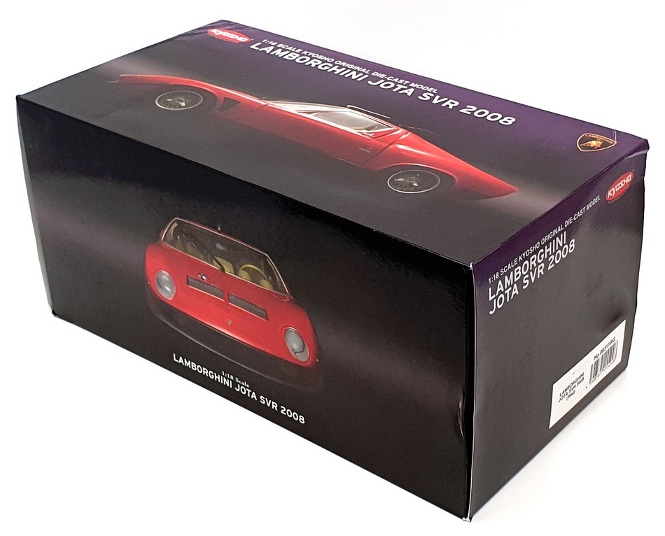 KYOSHO Lamborghini JOTA SVR 2008 ミニカー Kyosho 1/18 Scale Diecast 08311RG - 2008 Lamborghini Jota