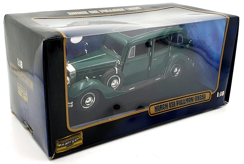 Ricko 1/18 Scale Diecast 32109 - 1935 Horch 851 Pullman - Green