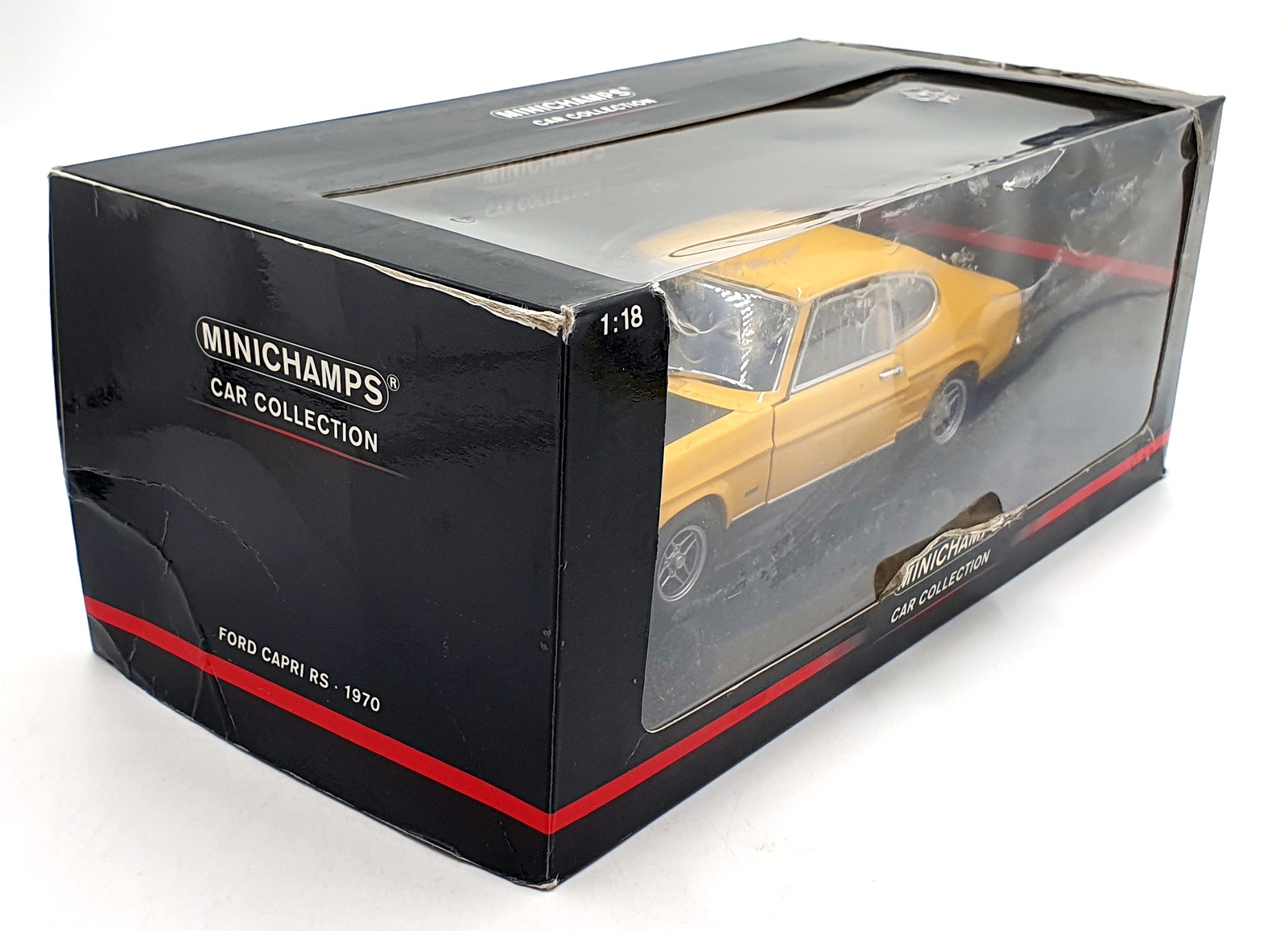 Minichamps 1/18 Scale 150 089070 - '70 Ford Capri RS 2600 - Yellow/Black