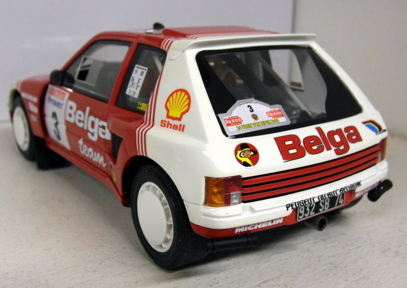 Otto 1/18 Scale Resin - OT647 Peugeot 205 T16 Group B Belga Rallye