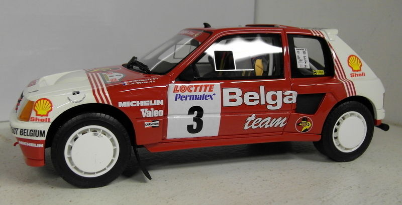 Otto 1/18 Scale Resin - OT647 Peugeot 205 T16 Group B Belga Rallye
