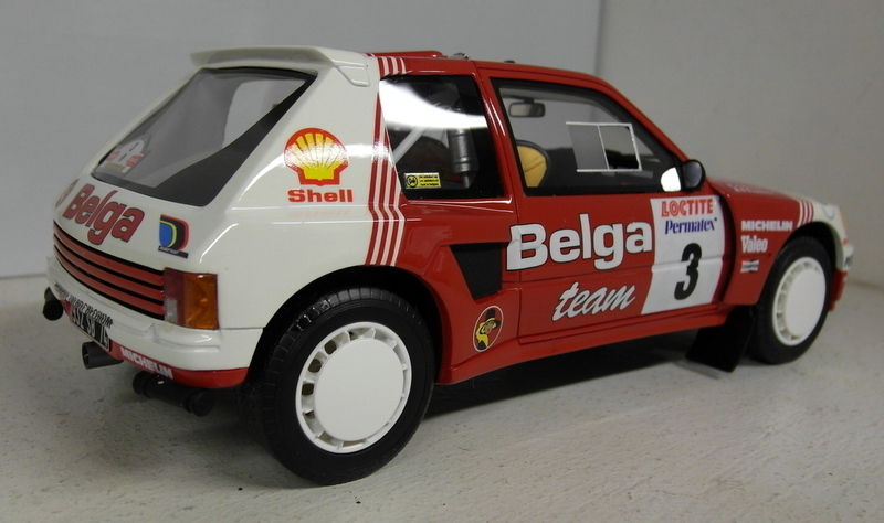 Otto 1/18 Scale Resin - OT647 Peugeot 205 T16 Group B Belga Rallye