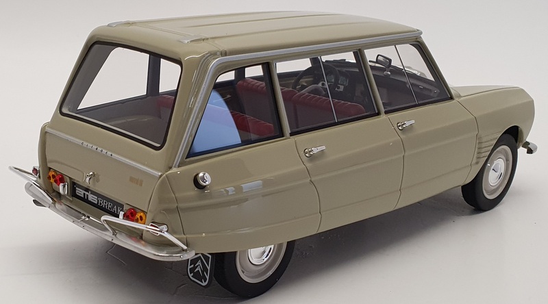 BOS Models 1/18 Scale BOS389 - 1967 Citroen Ami 6 Break - Beige
