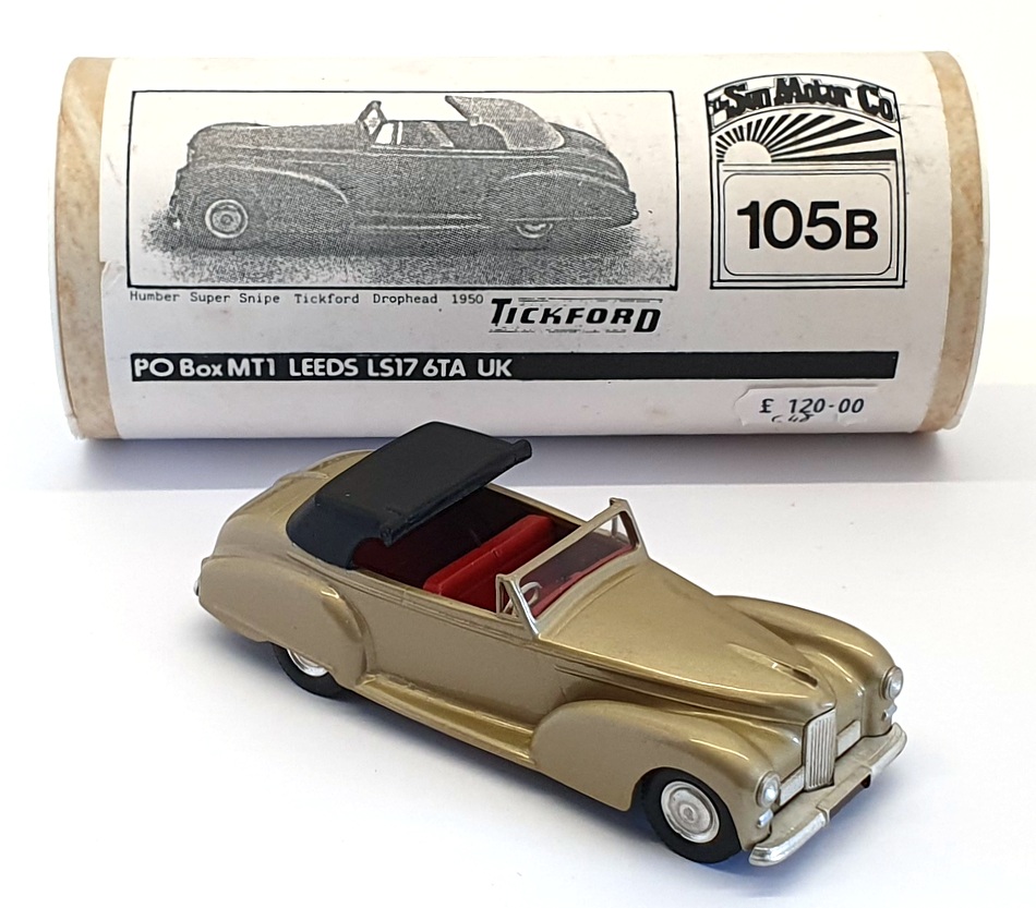The Sun Motor Co. 1/43 Scale 105B - 1950 Humber Super Snipe Tickford - Pale Gold