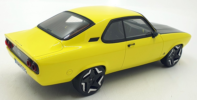 Otto Mobile 1/18 Scale OT434 - Opel Manta Gse Elektro Mod - Yellow
