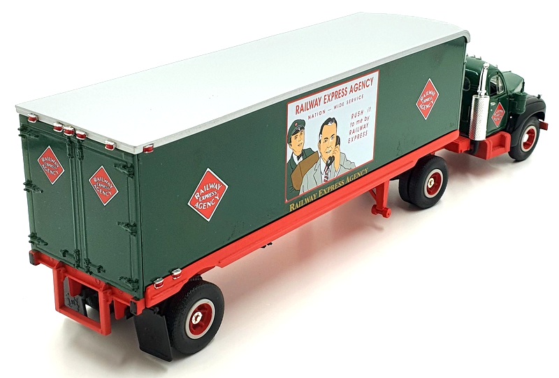 First Gear 1/34 Scale 19-1654 1960 B61 Mack Tractor And Trailer Railway Express